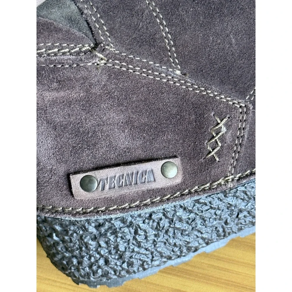 Tecnica Winter Snow Boots Women's 8 Brown Lace Up‎ Sherpa Lined